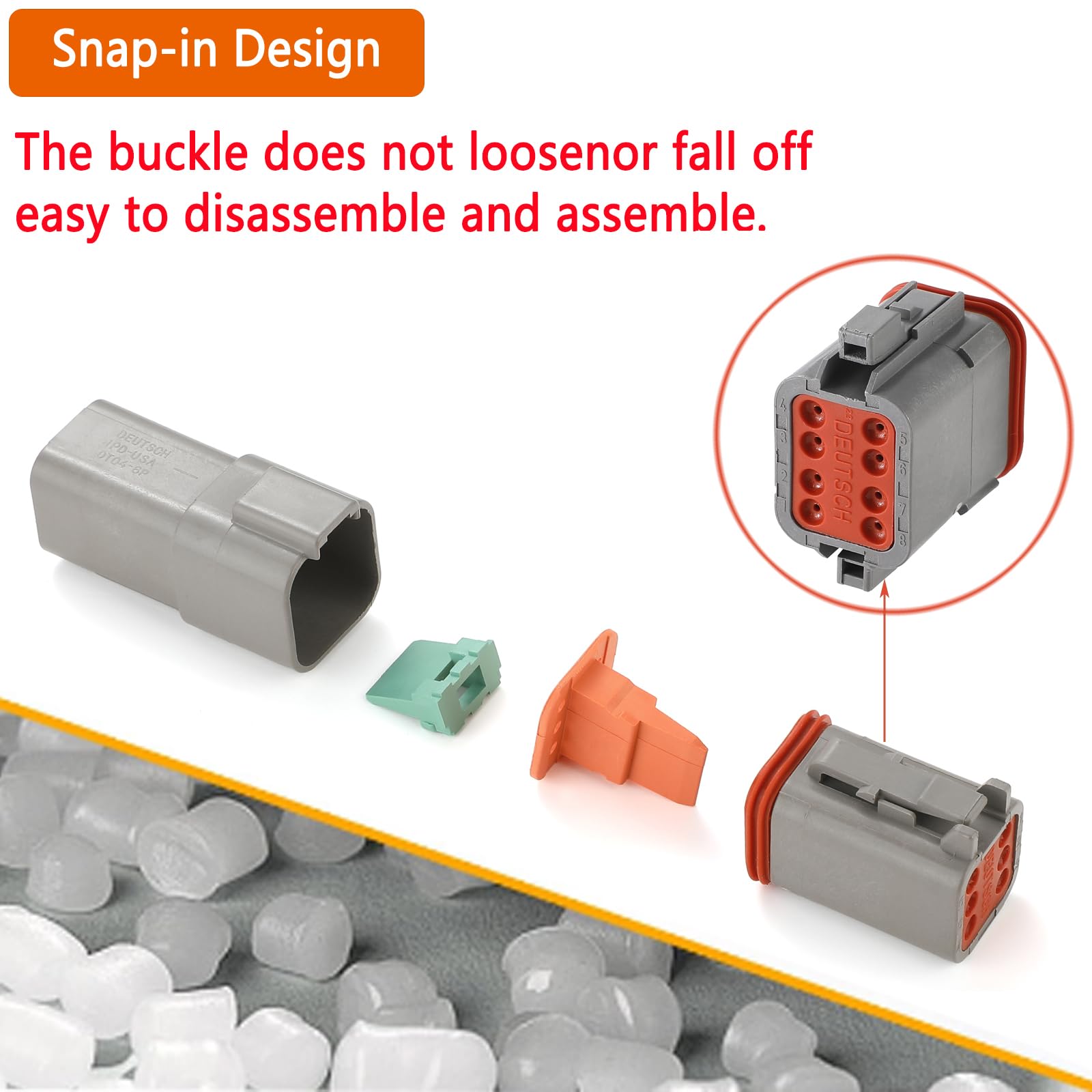 Kit de Conectores DT Deutsch, 2 3 4 6 8 12 Pines, - Imagen 5