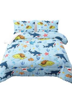 Juego de Ropa de Cama 3D Suncloris de Pequeña Tortuga,