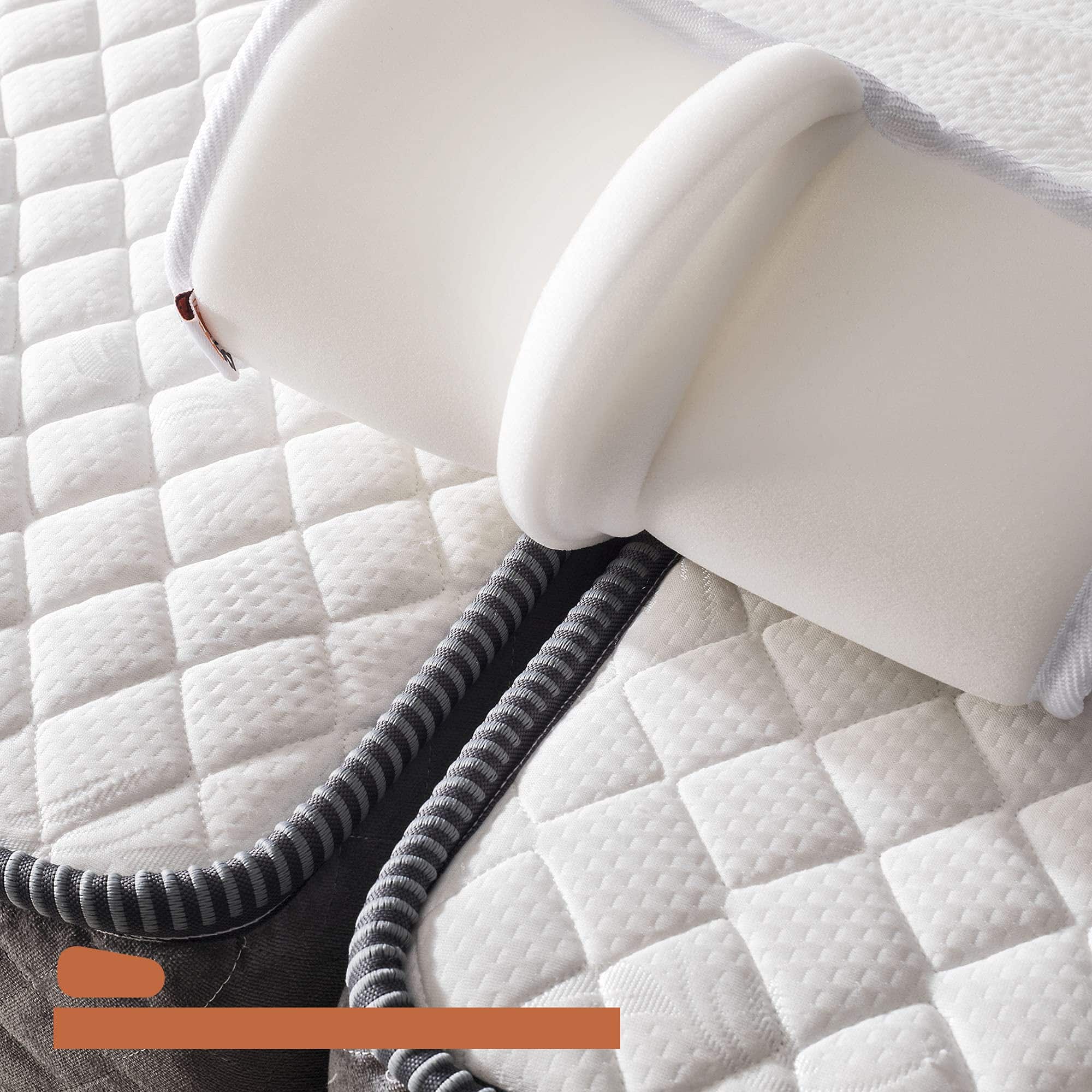 BEDIA 12 Pulgadas Puente de Cama Ancho Convertidor de Twin