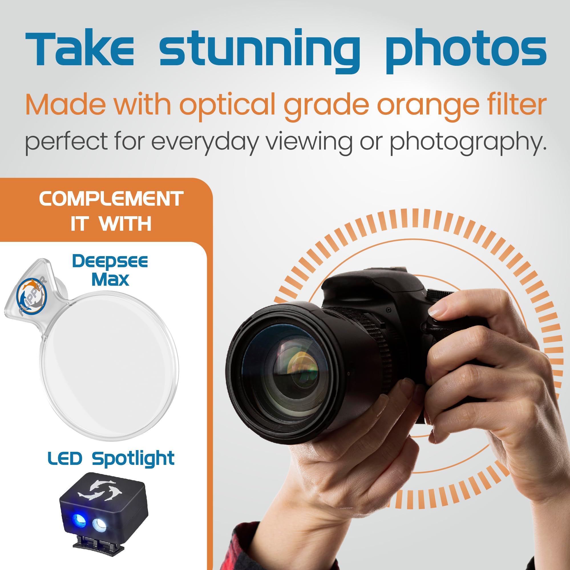 FL!PPER DeepSee Clear Viewer - Filtro Naranja Lente Claro y - Imagen 6