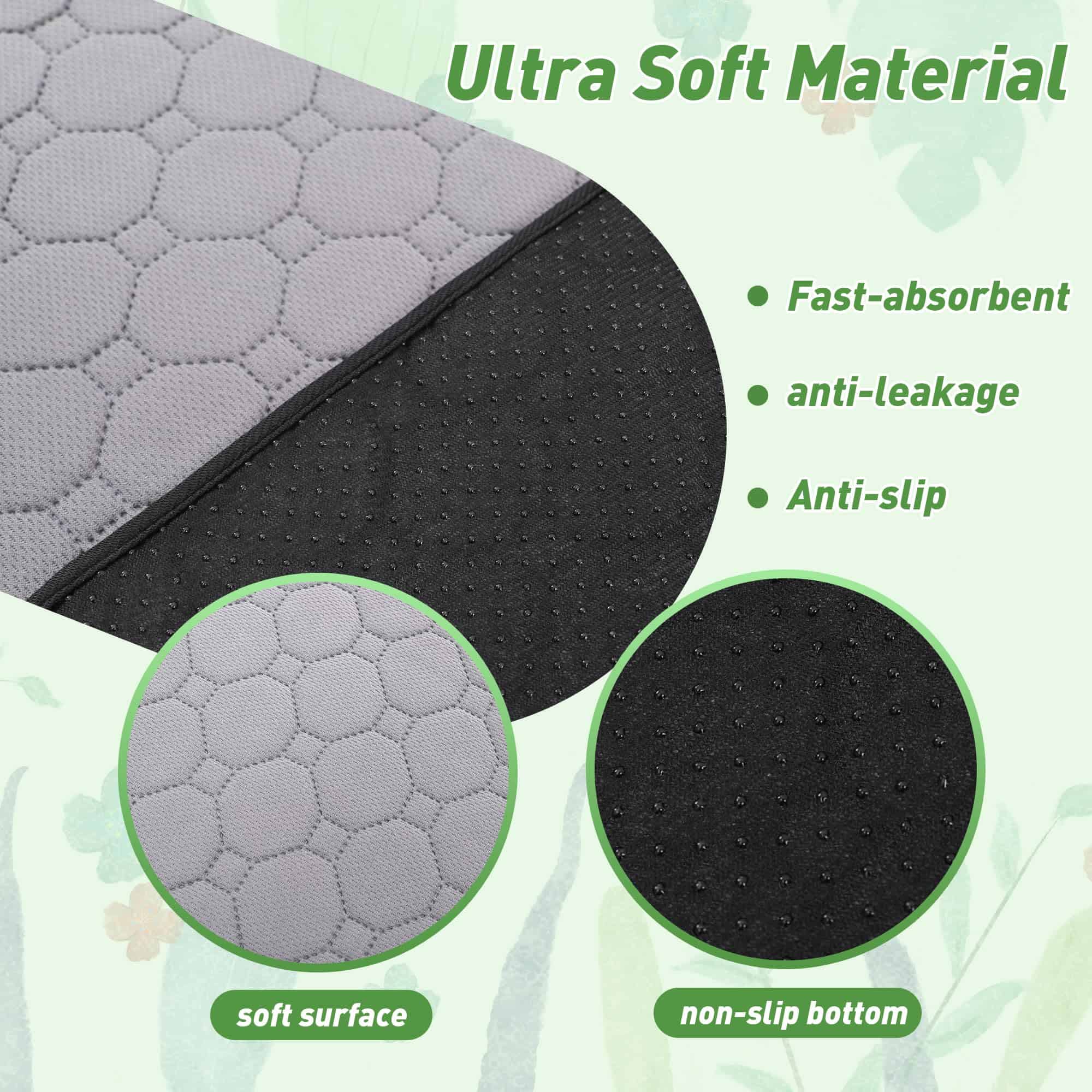 Forros de jaula para cobayas, LWYMX 28''X56'' Almohadillas - Imagen 4