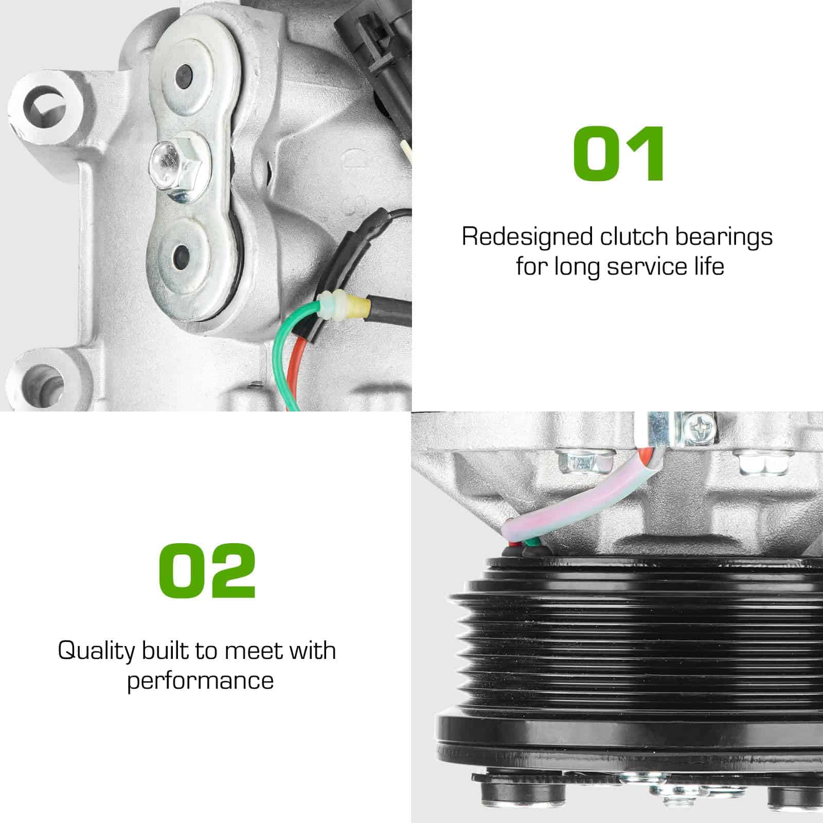 Compresor de Aire Acondicionado con Embrague para Buick - Imagen 3