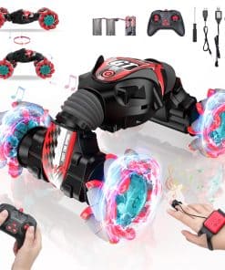 Coche de acrobacias RC con detección de gestos, música y