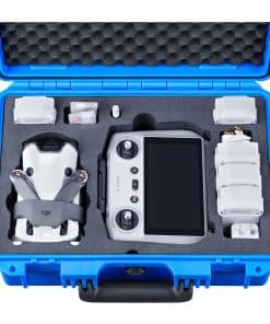 Estuche rígido impermeable Lykus Titan MM410 (Azul) para