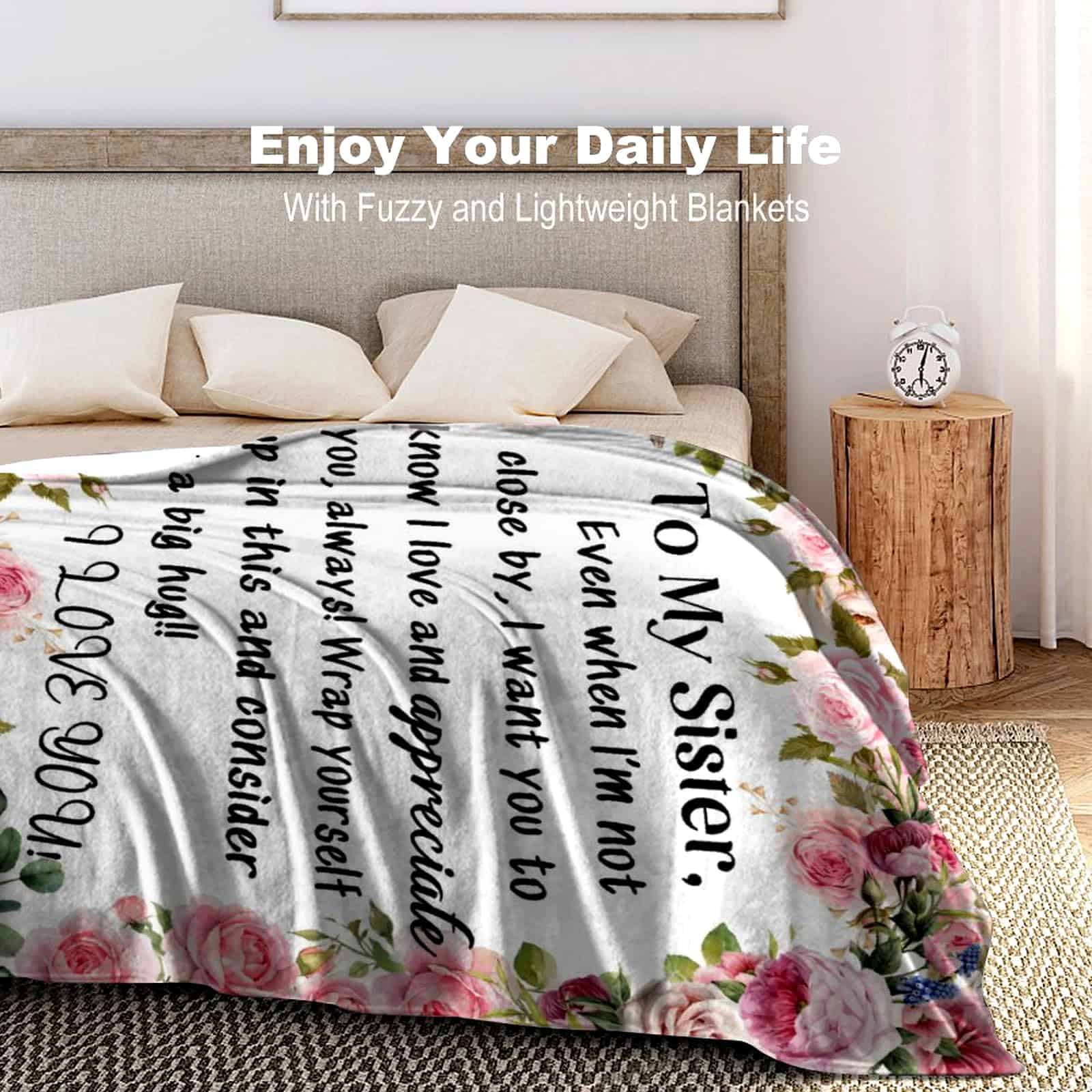 Regalos de Cumpleaños para Hermanas de una Hermana, Mantas - Imagen 7