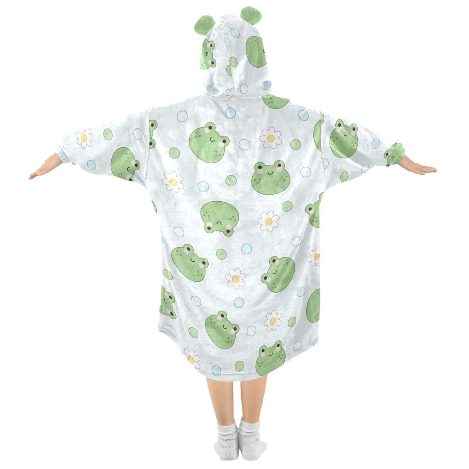 GOODOLD Manta con Capucha de Dibujos Animados de Ranas para - Imagen 3
