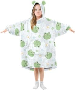 GOODOLD Manta con Capucha de Dibujos Animados de Ranas para