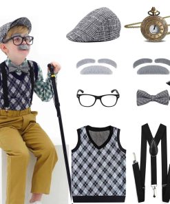 Disfraz de 100 días de escuela para niños Aimeiar para