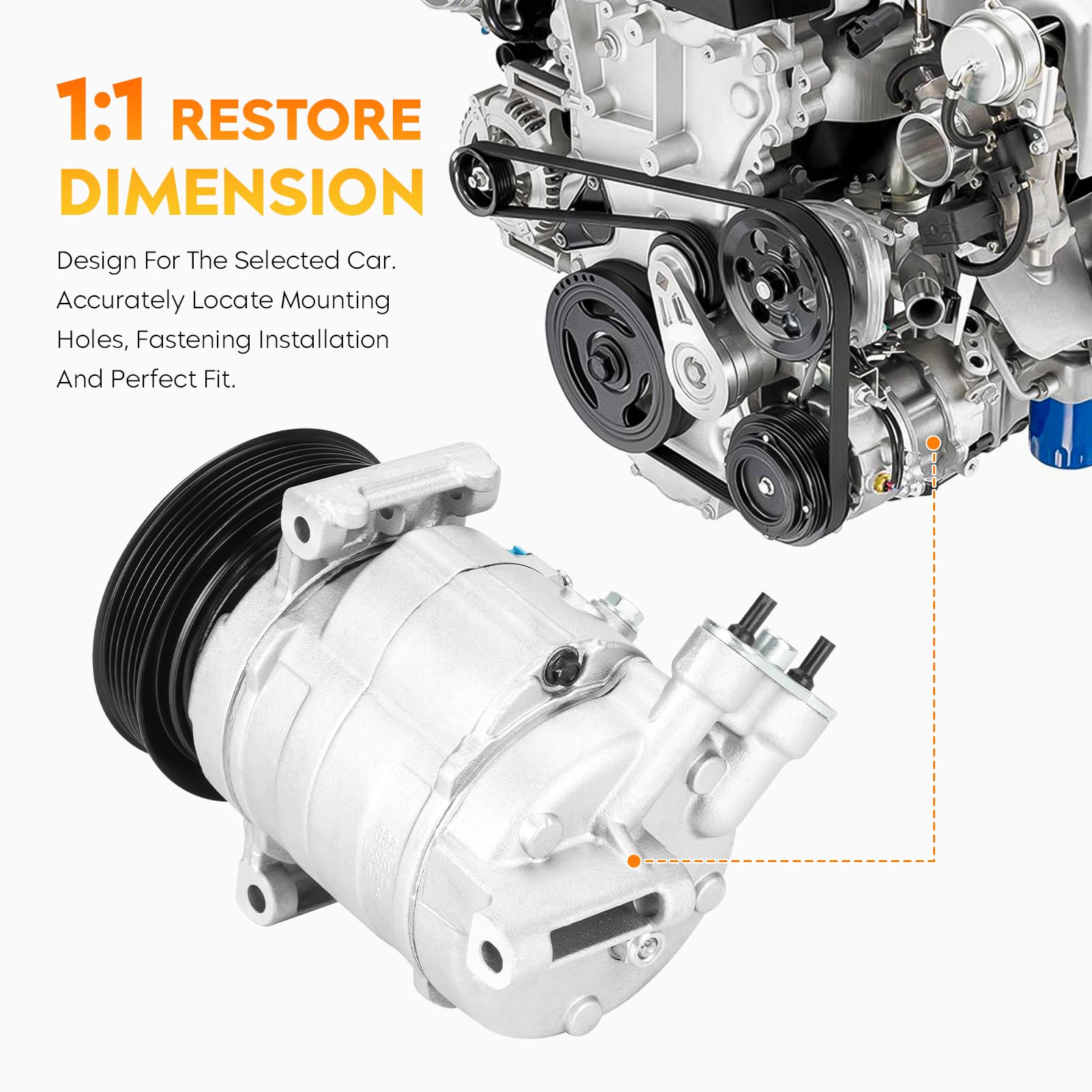 Compresor de Aire Acondicionado & Embrague de A/C para - Imagen 4