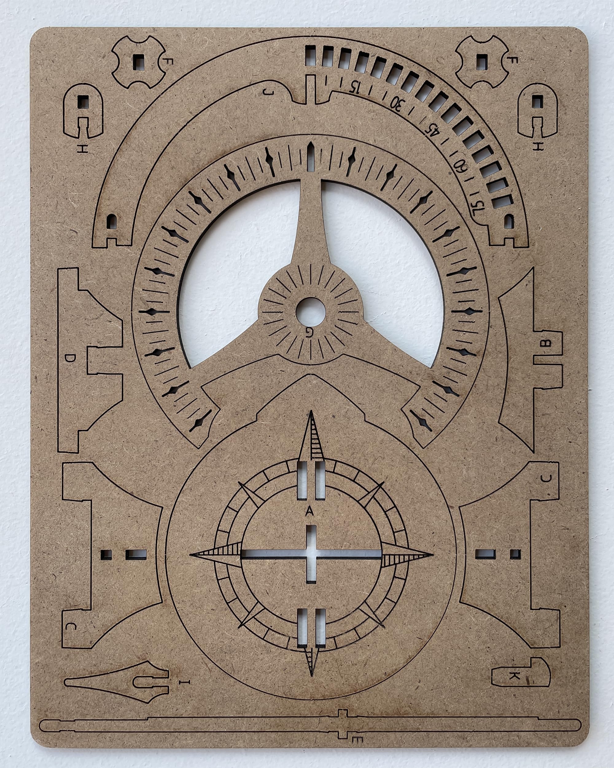 Kit de Reloj de Sol de Madera - Paquete de 10 - Reloj de - Imagen 7