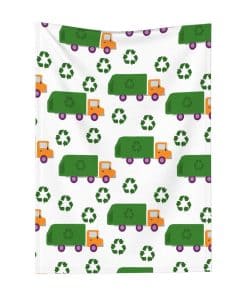 Manta de Camión de Basura, Regalo para Niñas Amantes de los