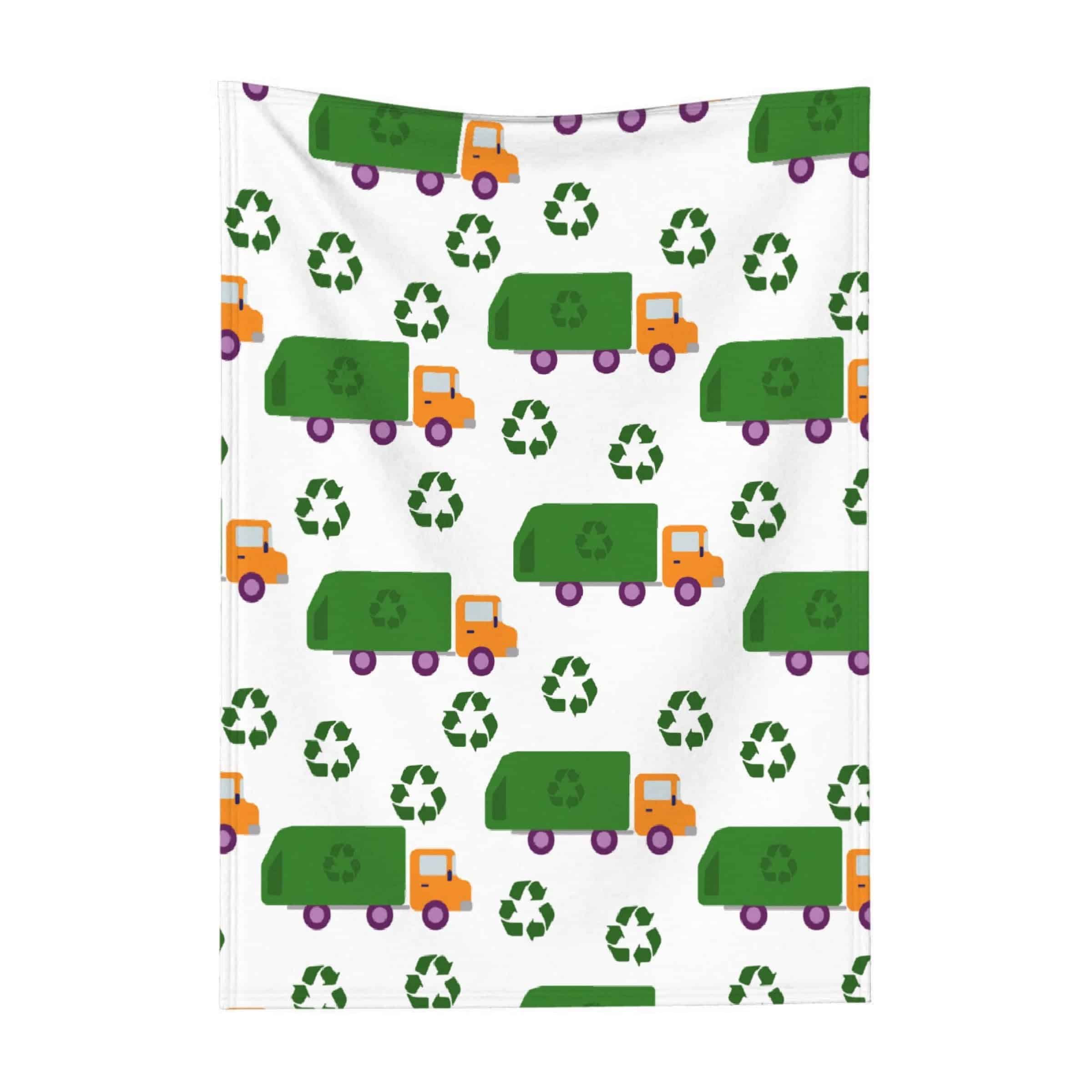 Manta de Camión de Basura, Regalo para Niñas Amantes de los