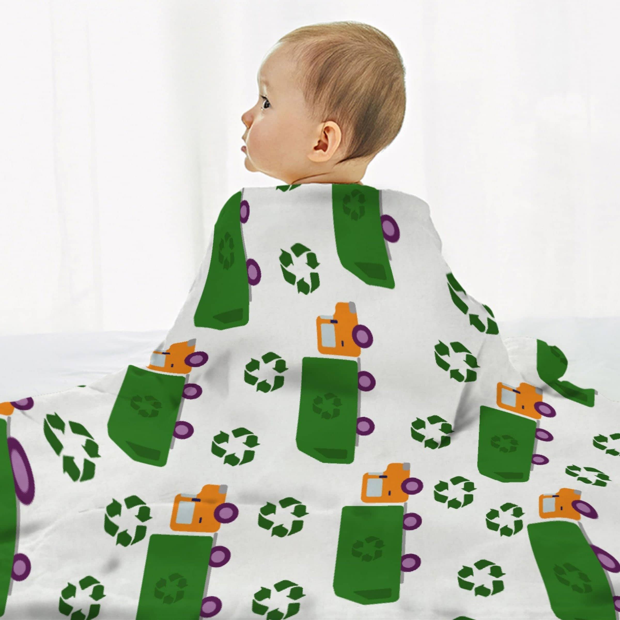 Manta de Camión de Basura, Regalo para Niñas Amantes de los - Imagen 6