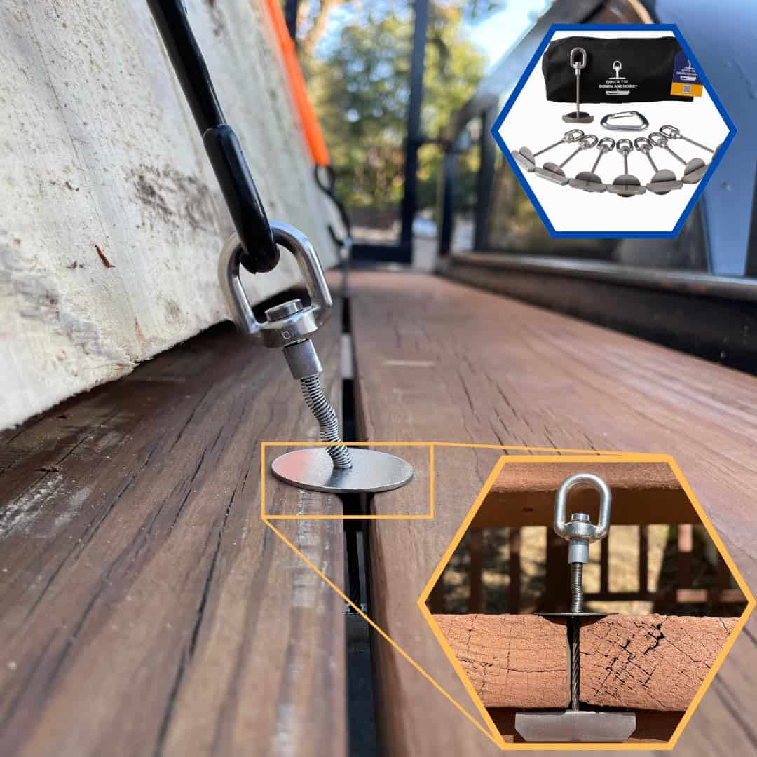 Anclas de Amarre Rápido | 8 piezas Anclas para Remolques,