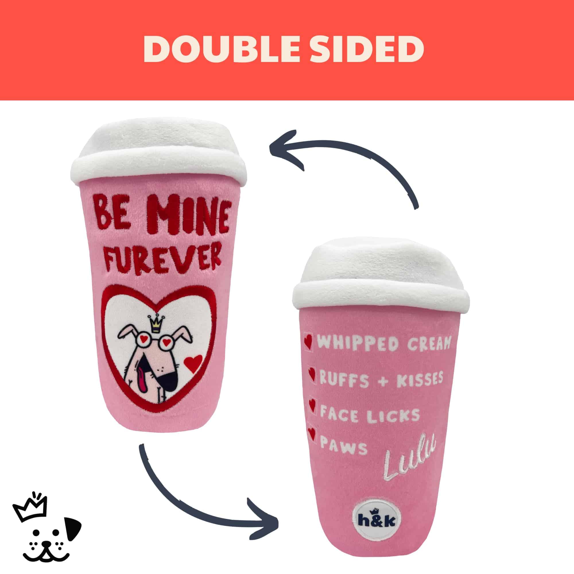 Huxley & Kent para Perros - Be Mine Furever Latte (Grande) - Imagen 5