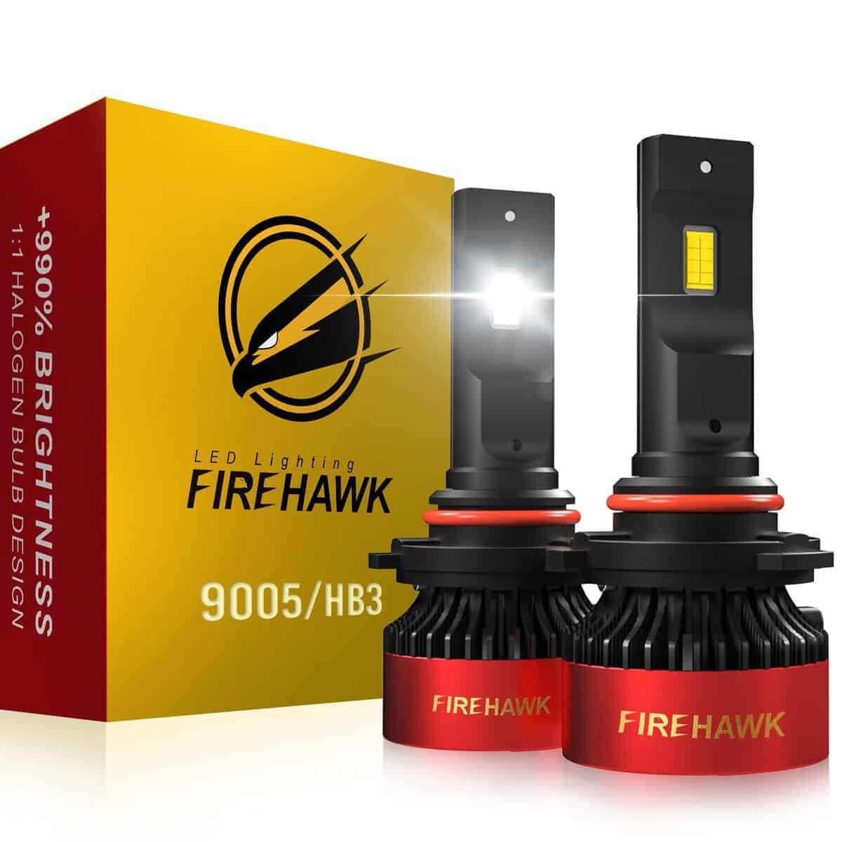 Bombillas LED Firehawk 9005/HB3/H10/9145 40000LM 990% de