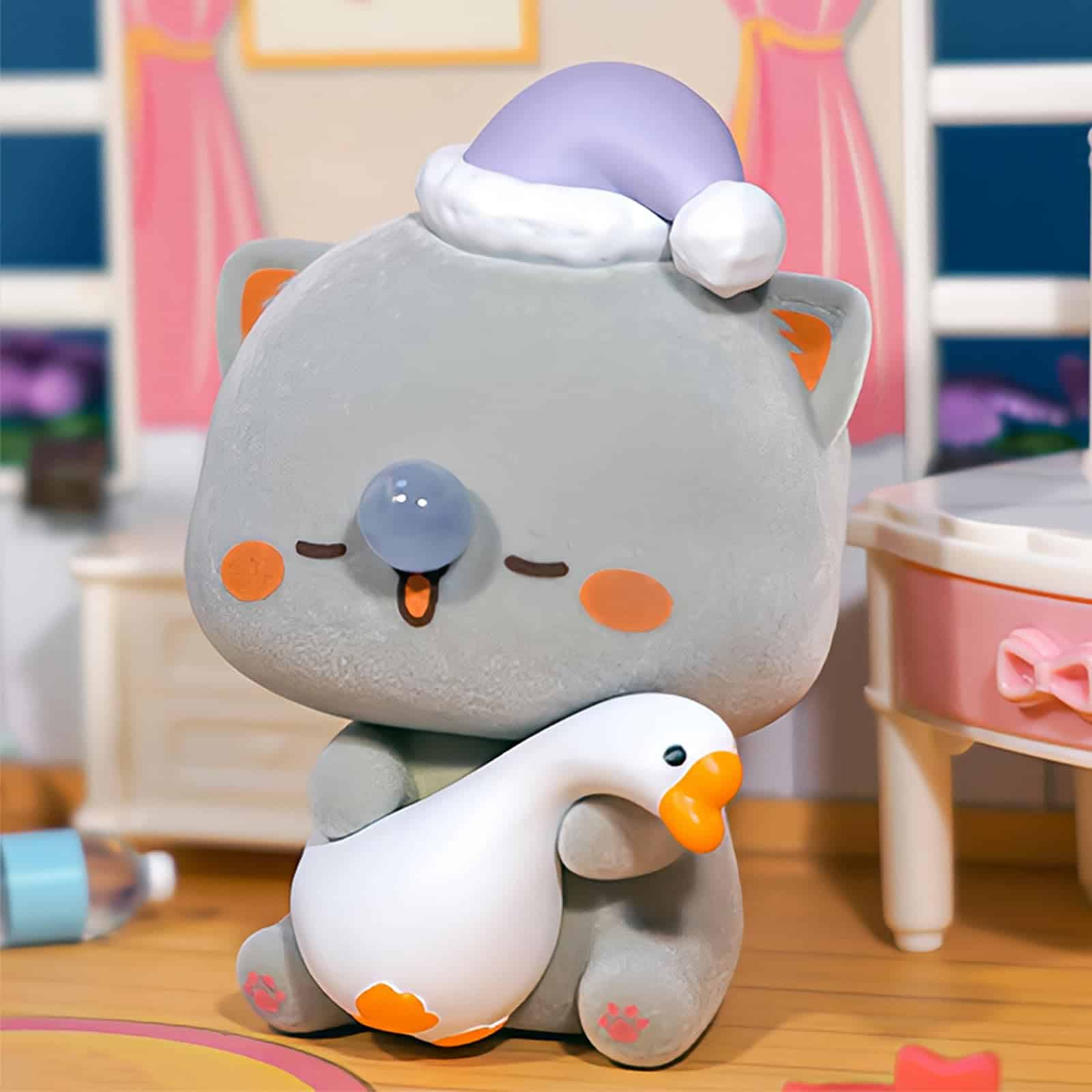 BEEMAI Mitao Cat Love is Like A Peach Serie 3PCs (Set de 3 - Imagen 8