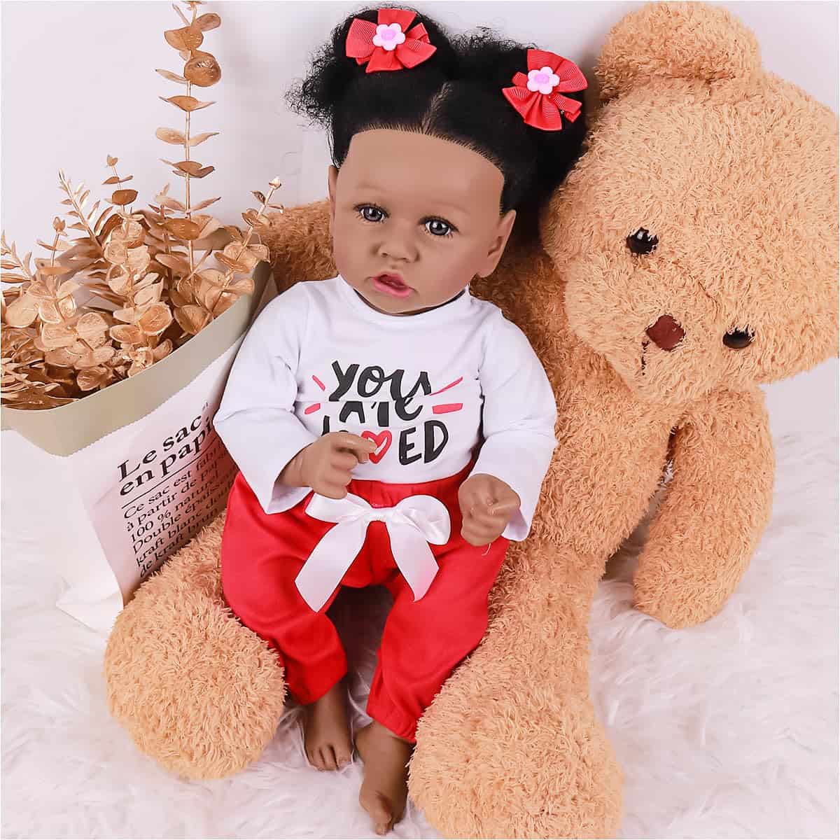 Muñeca Realista MAIHAO para Bebés Reborn Niñas Negras