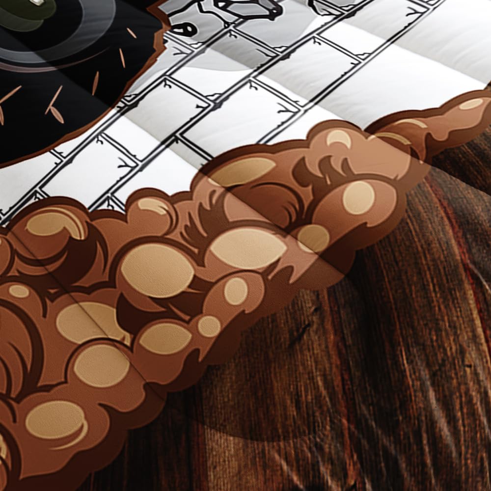 Juego de Ropa de Cama Suncloris 3D de Camión Monstruo de la - Imagen 6