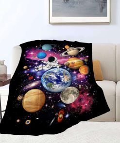 Manta de lanzamiento de astronauta Galaxy Space Blanket