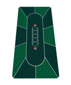 Tapete de Poker Plegable 63 x 31 nuveti Texas Layout