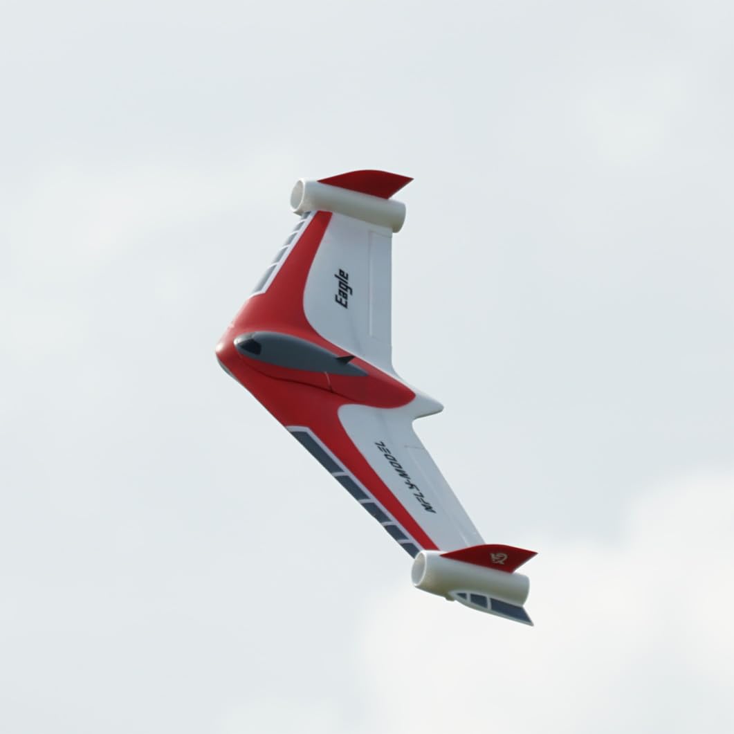 Avión RC XFLY-MODEL Eagle Twin 40mm EDF Flying Wing con - Imagen 5