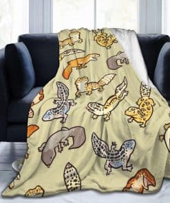 Manta de lanzamiento de gecko ILEABEC Manta de viaje ligera