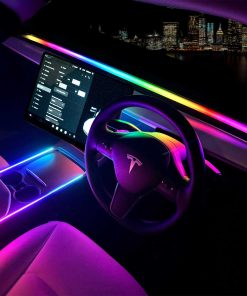 Luces interiores Tesla Model 3 y Model Y (Tablero frontal y