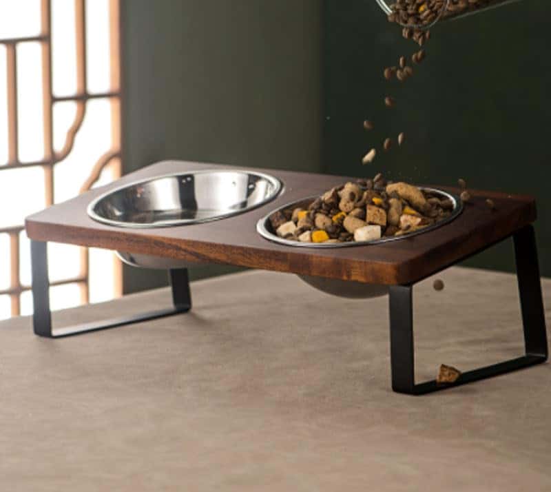 Set de 2 tazones para mascotas de cerámica Rosemead Lane - - Imagen 4