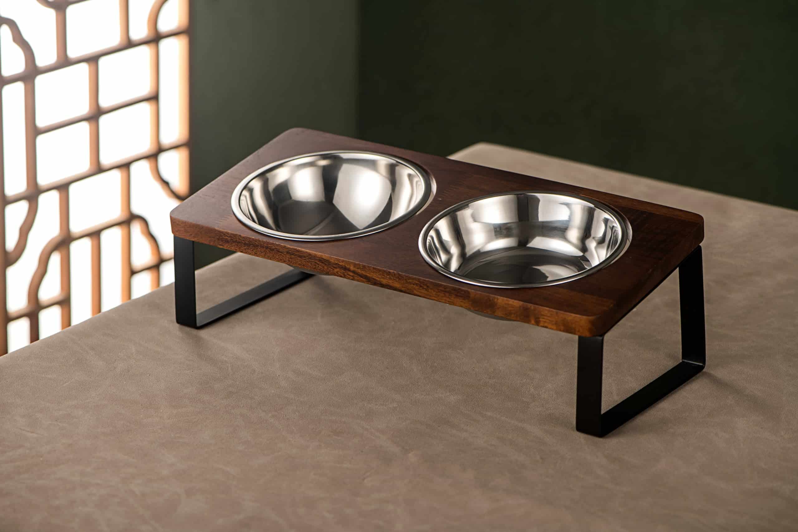 Set de 2 tazones para mascotas de cerámica Rosemead Lane - - Imagen 3