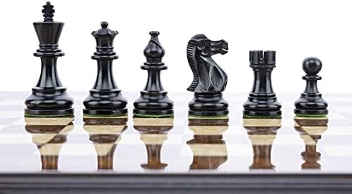 Piezas de ajedrez de madera clásicas Staunton - Edición