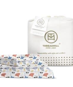 Juego de sábanas gemelas XL de algodón orgánico Threadmill