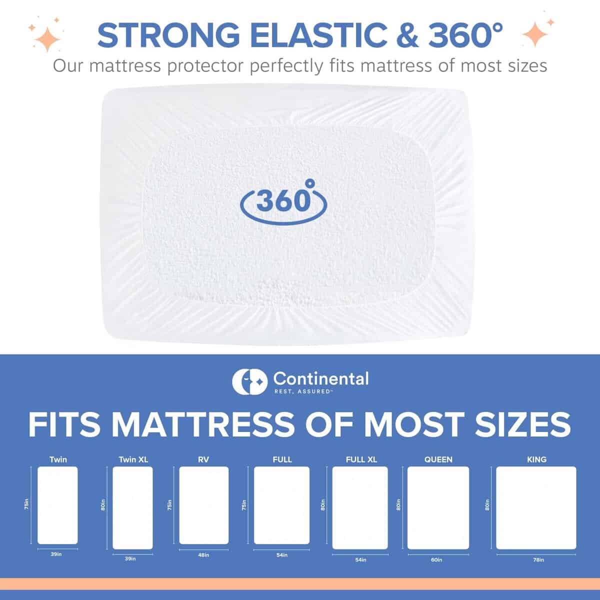 Protector de Colchón de Rizo SummitSnooze por Continental - Imagen 9