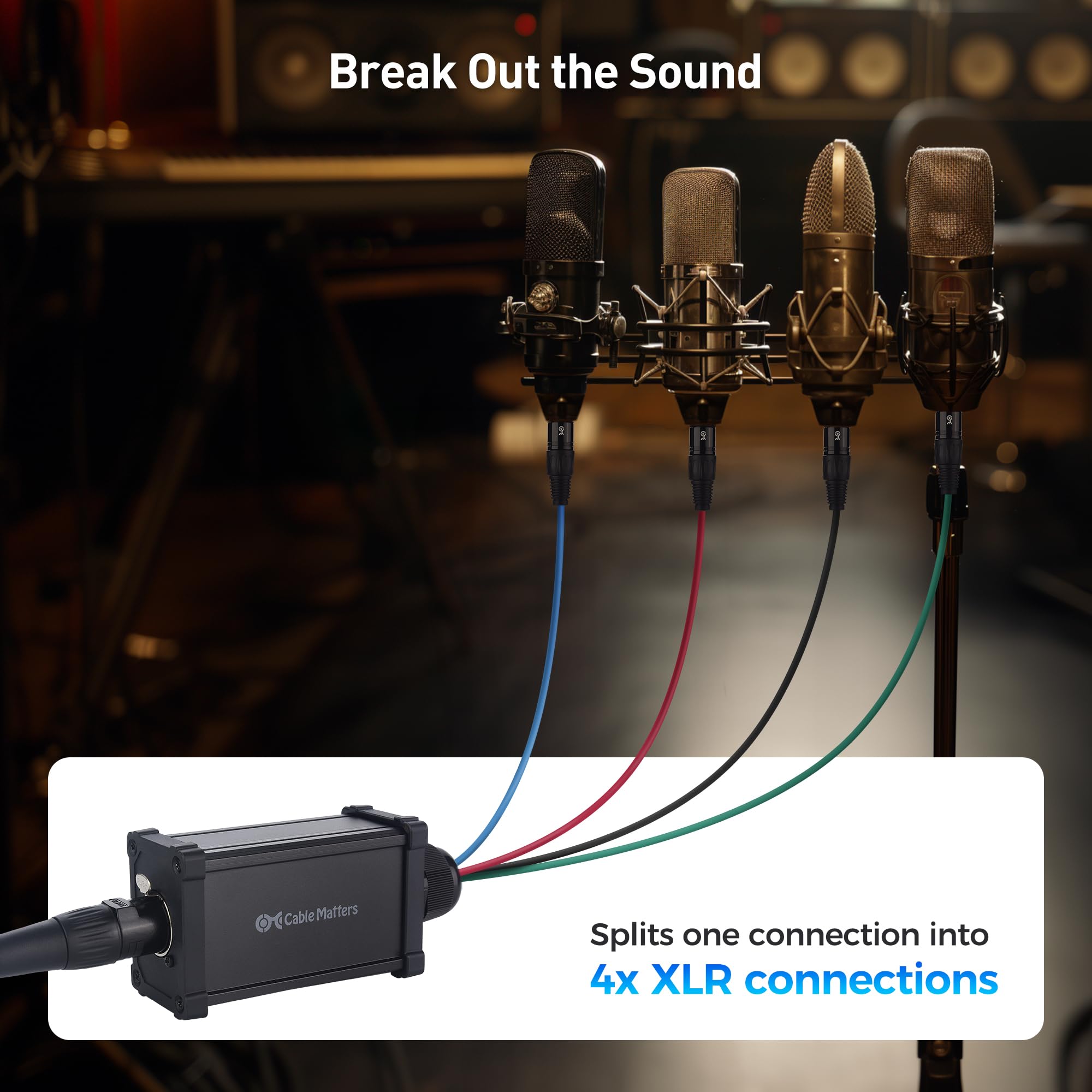 Cable Matters XLR Audio Over Ethernet Snake con 2 Cajas - - Imagen 7