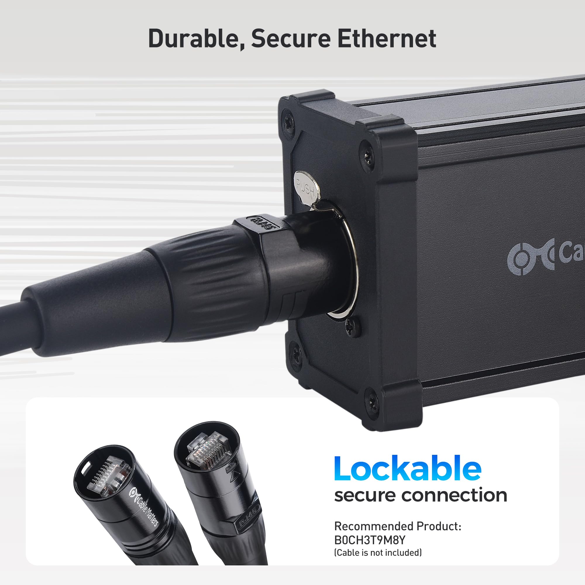 Cable Matters XLR Audio Over Ethernet Snake con 2 Cajas - - Imagen 5