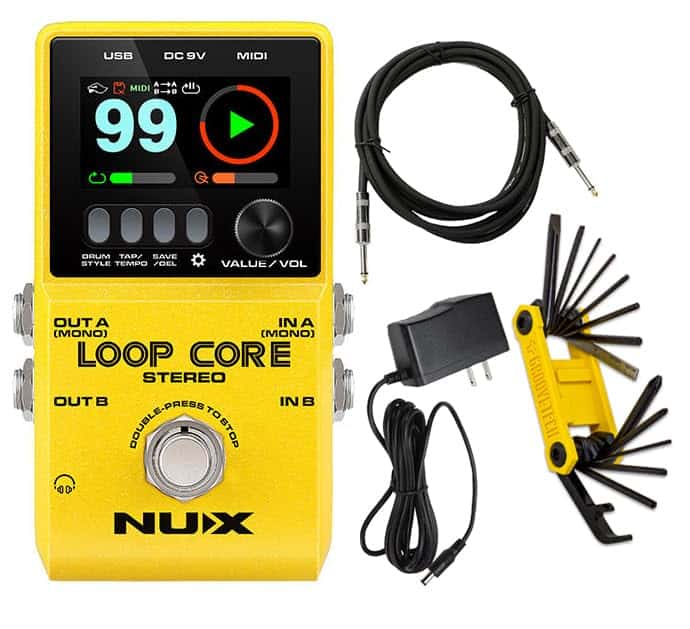 Pedal de Efectos de Guitarra NUX Loop Core Stereo, Tiempo