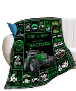 Manta para Tractor Suave y Acogedora Solo un Niño Que Ama