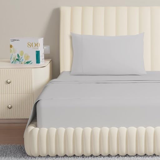 Carressa Linen Juego de Sábanas de Algodón Egipcio 100%