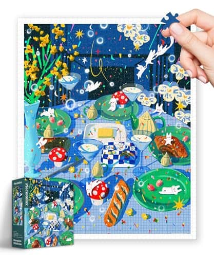 Rompecabezas de plástico PieceRelax para adultos de 2000