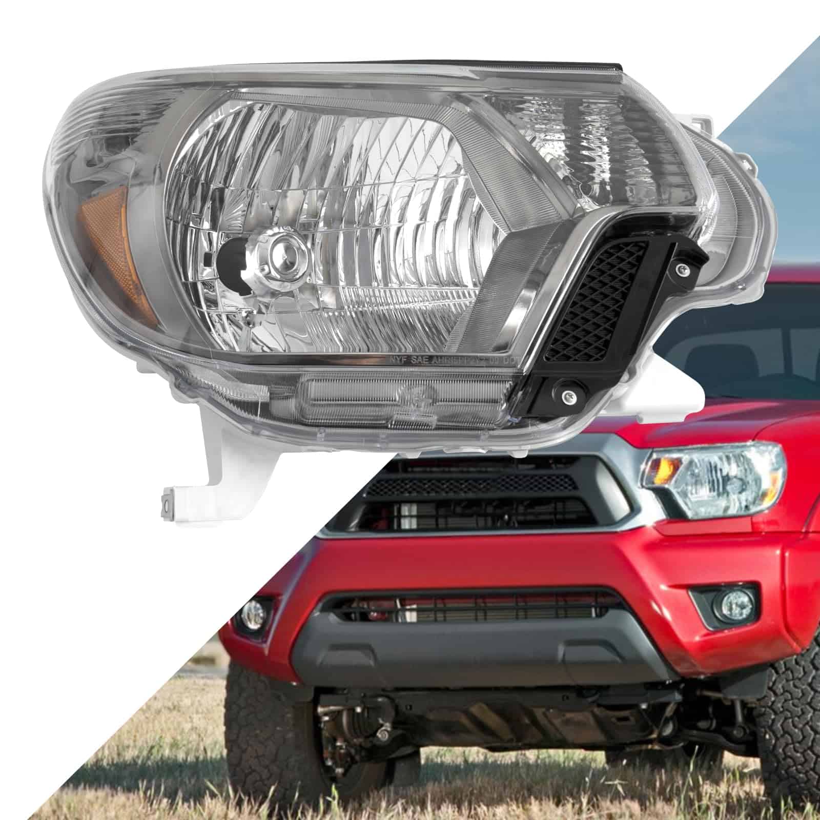 SHELITA Conjunto de Faros Delanteros para 2012-2015 Toyota