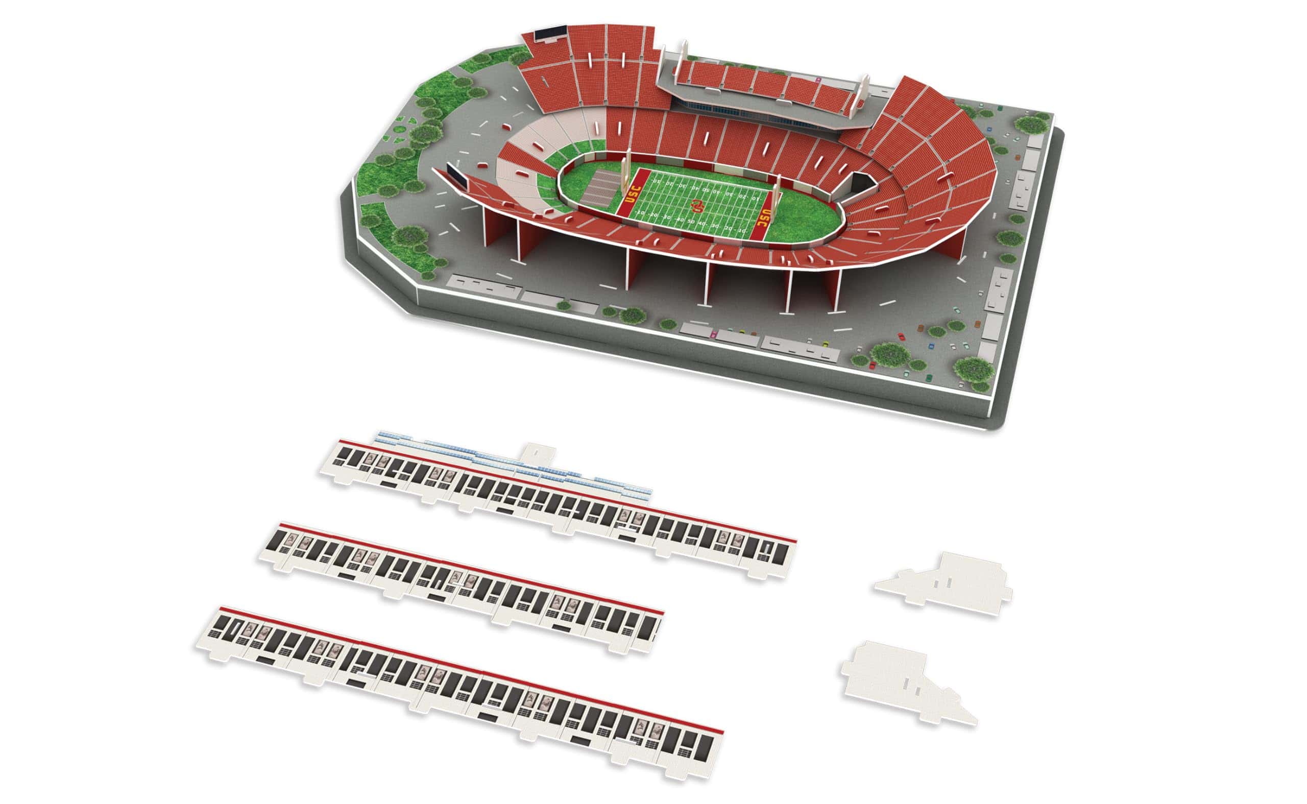 Rompecabezas 3D Pro Lion del Coliseo Memorial de Los - Imagen 6