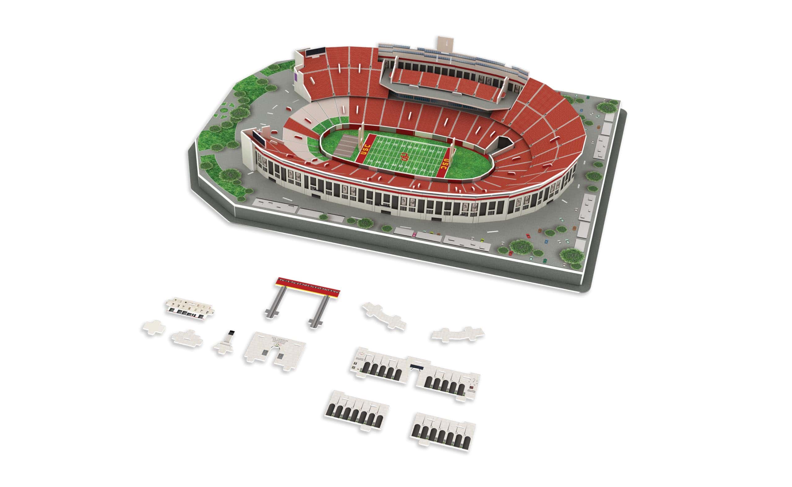 Rompecabezas 3D Pro Lion del Coliseo Memorial de Los - Imagen 5