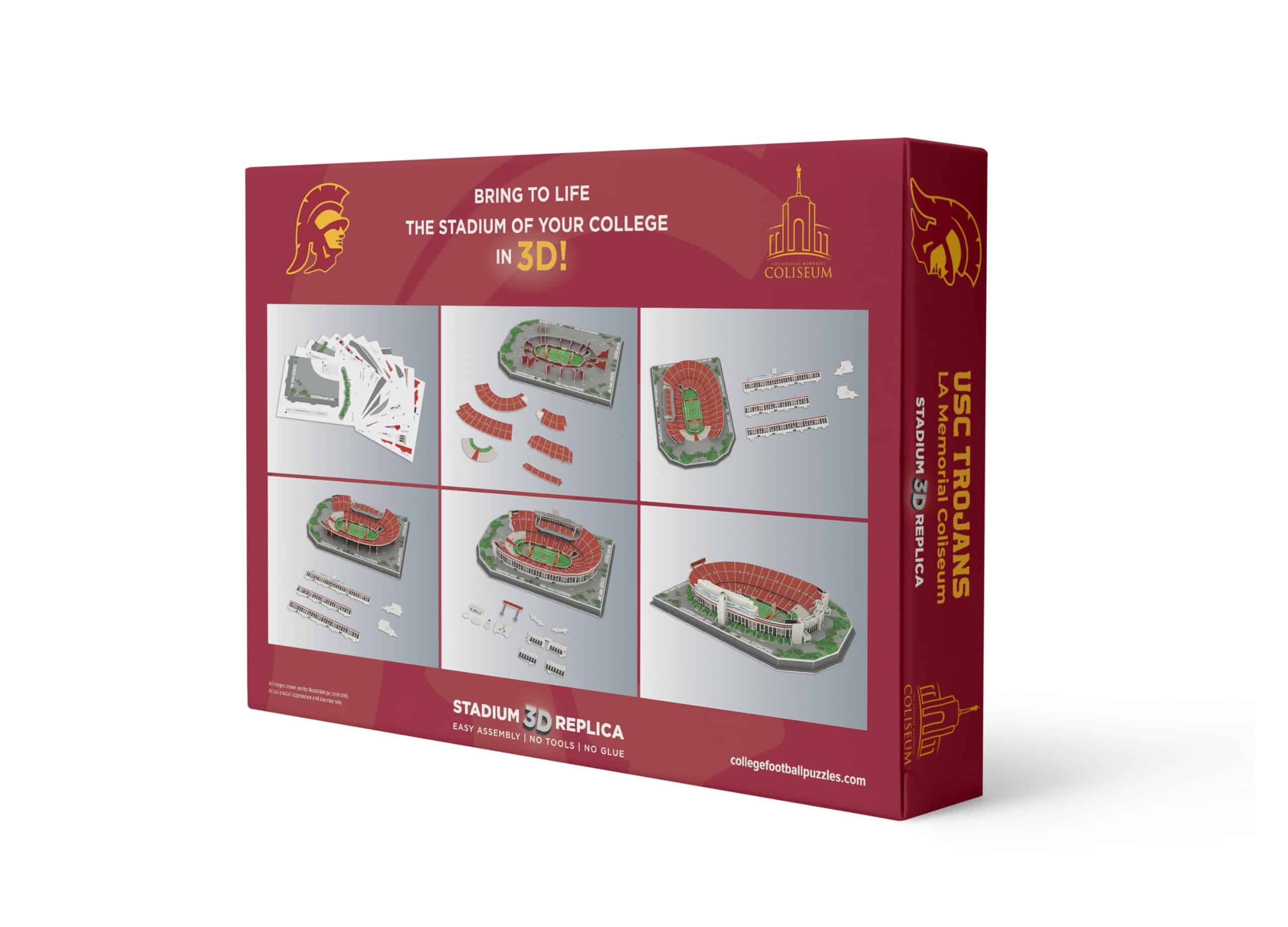 Rompecabezas 3D Pro Lion del Coliseo Memorial de Los - Imagen 8