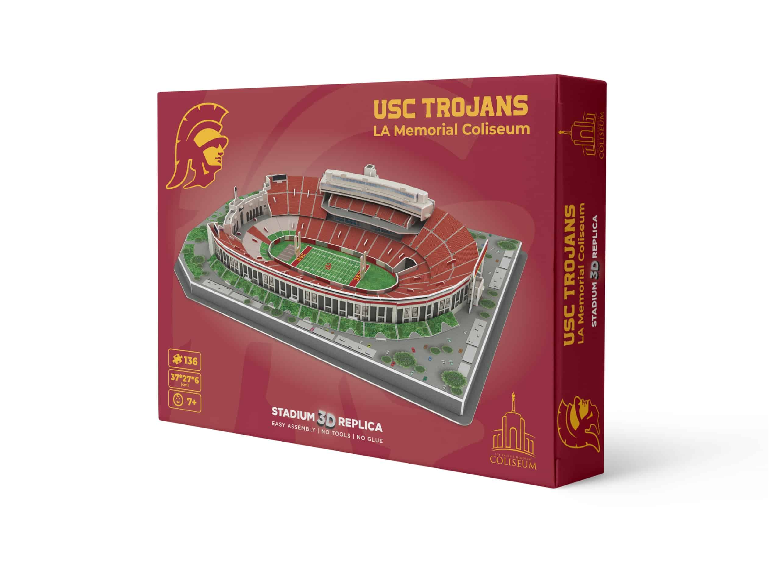 Rompecabezas 3D Pro Lion del Coliseo Memorial de Los - Imagen 7