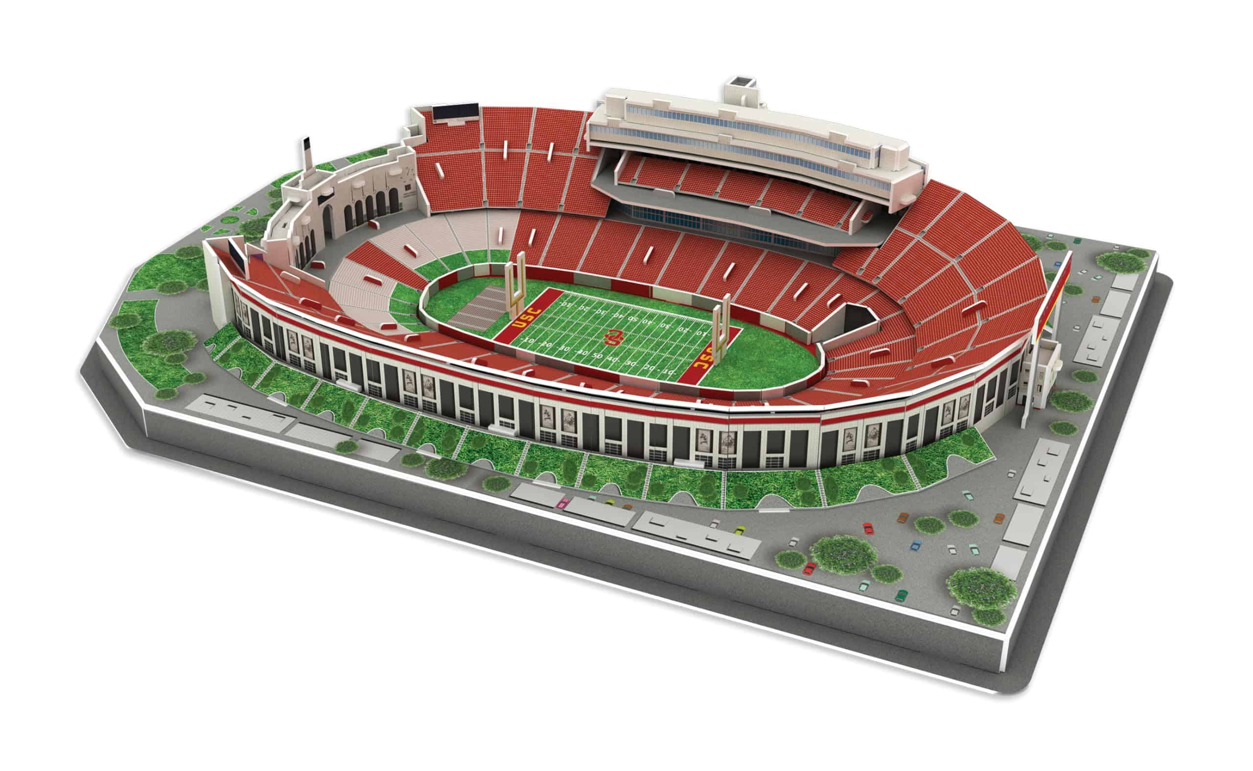 Rompecabezas 3D Pro Lion del Coliseo Memorial de Los - Imagen 3