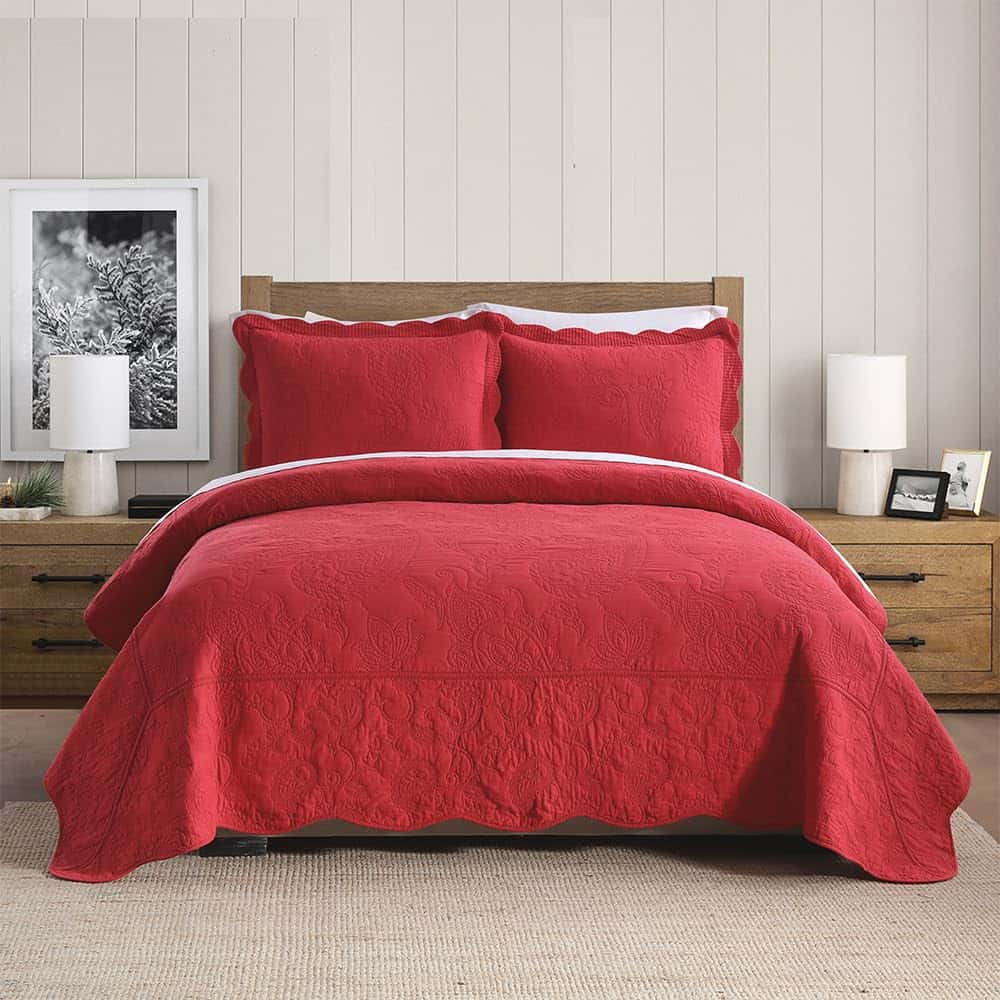 Juego Edredón de Jacquard de Algodón Puro ENASAL para Cama