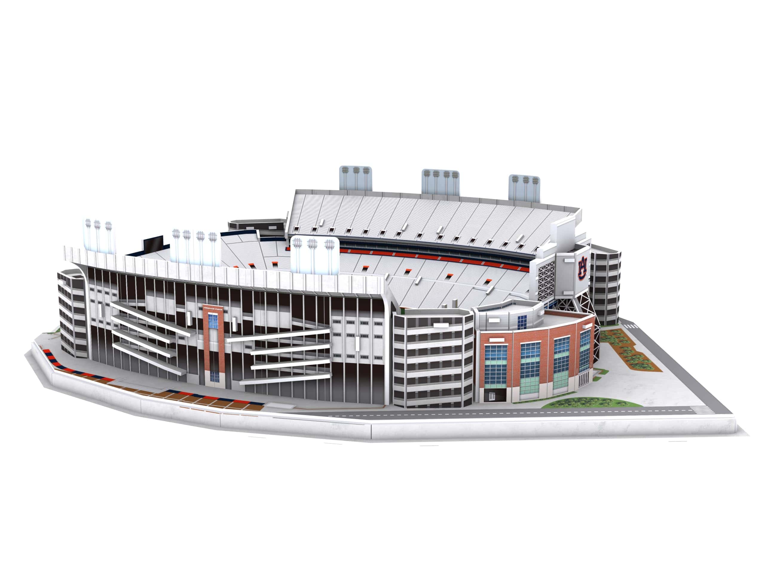 Rompecabezas 3D del Estadio Jordan-Hare de los Auburn - Imagen 4