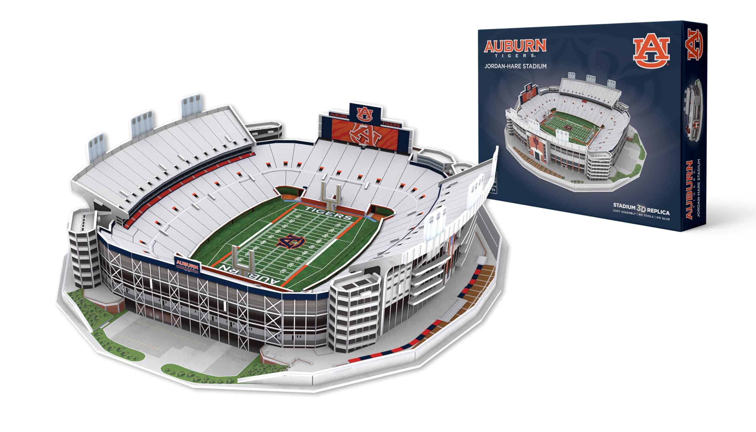 Rompecabezas 3D del Estadio Jordan-Hare de los Auburn