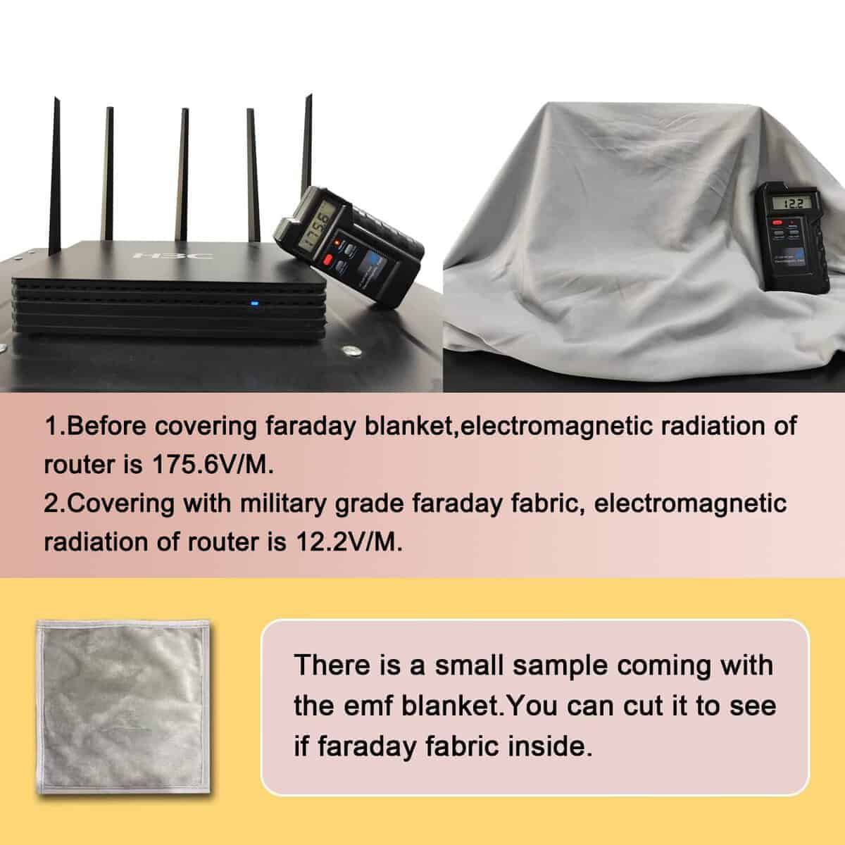 Manta Faraday de Protección para el Vientre, Ropa de - Imagen 3