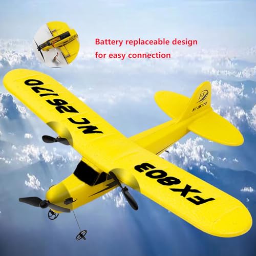Avión de Control Remoto Ouhgnoh 2.4GHz Avión de RC con Giro - Imagen 7